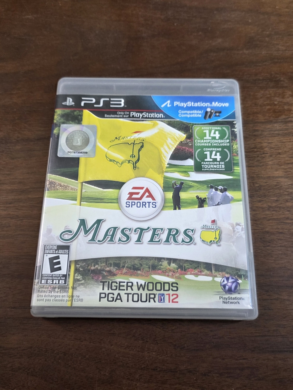 Sony PS3 EA Sports Masters Tiger Eoods PGA tour 12 Game